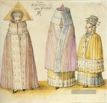 Damen Kunst - Drei Mighty Damen aus Livonia Albrecht Dürer